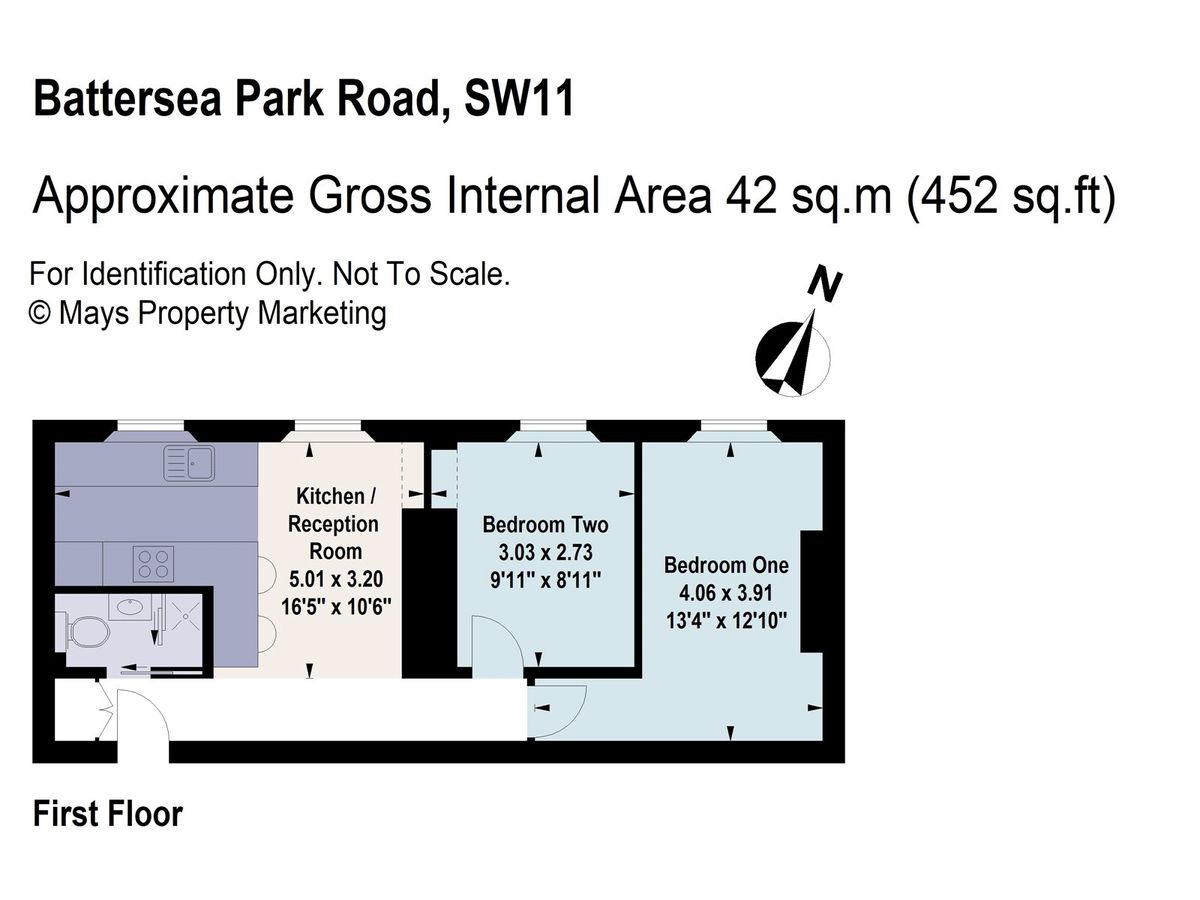 Квартира в Лондоне, Великобритания, 42 м² - фото 11