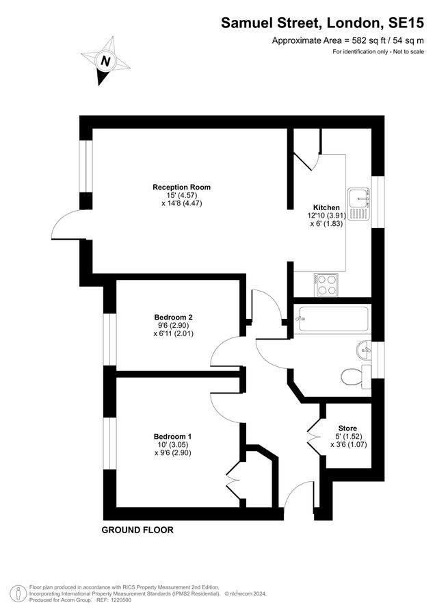 Квартира в Лондоне, Великобритания, 54 м² - фото 12