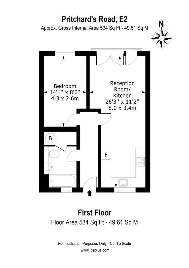 Квартира в Лондоне, Великобритания, 50 м² - фото 12