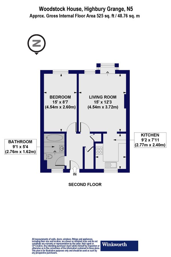 Квартира в Лондоне, Великобритания, 49 м² - фото 12
