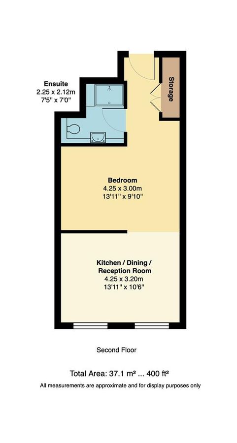 Квартира в Лондоне, Великобритания, 37 м² - фото 14