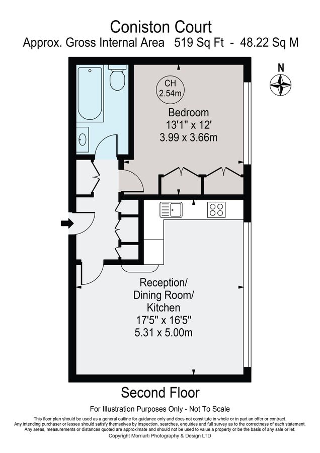 Квартира в Лондоне, Великобритания, 48 м² - фото 16