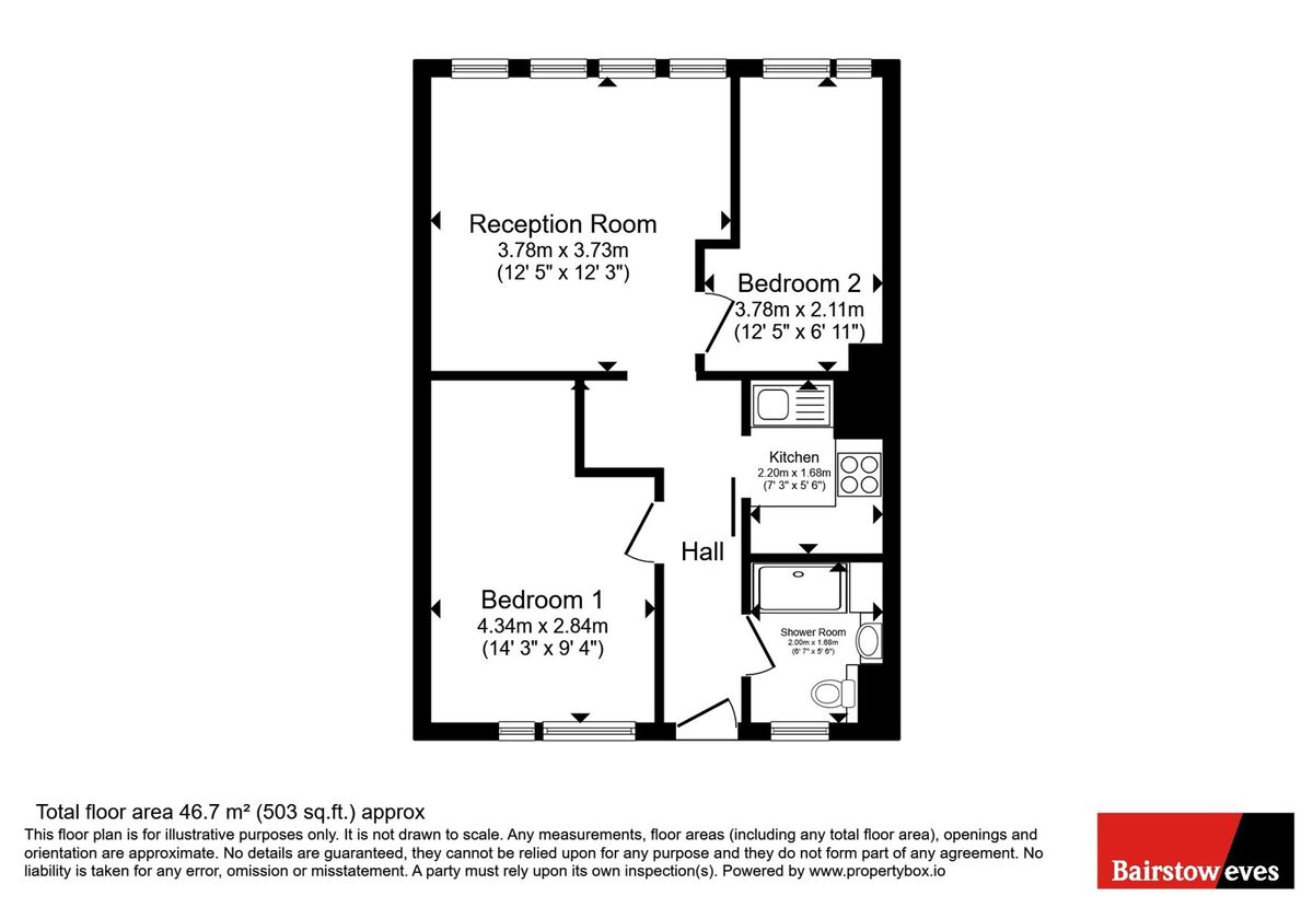Квартира в Лондоне, Великобритания, 47 м² - фото 17