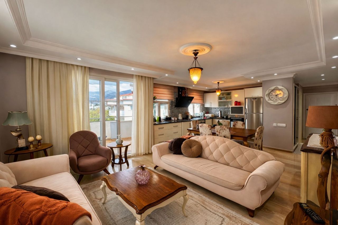 Апартаменты в Алании, Турция, 110 м² - фото 4