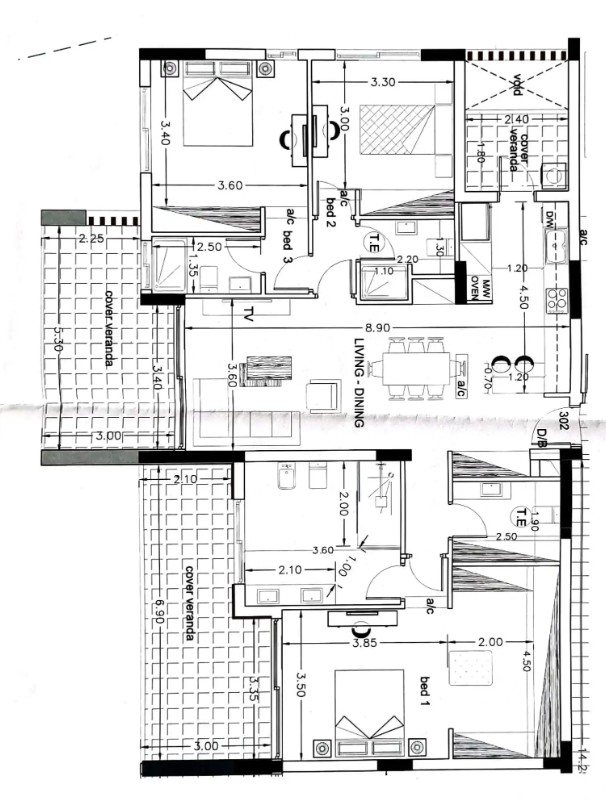 Апартаменты в Лимасоле, Кипр, 200 м² - фото 15