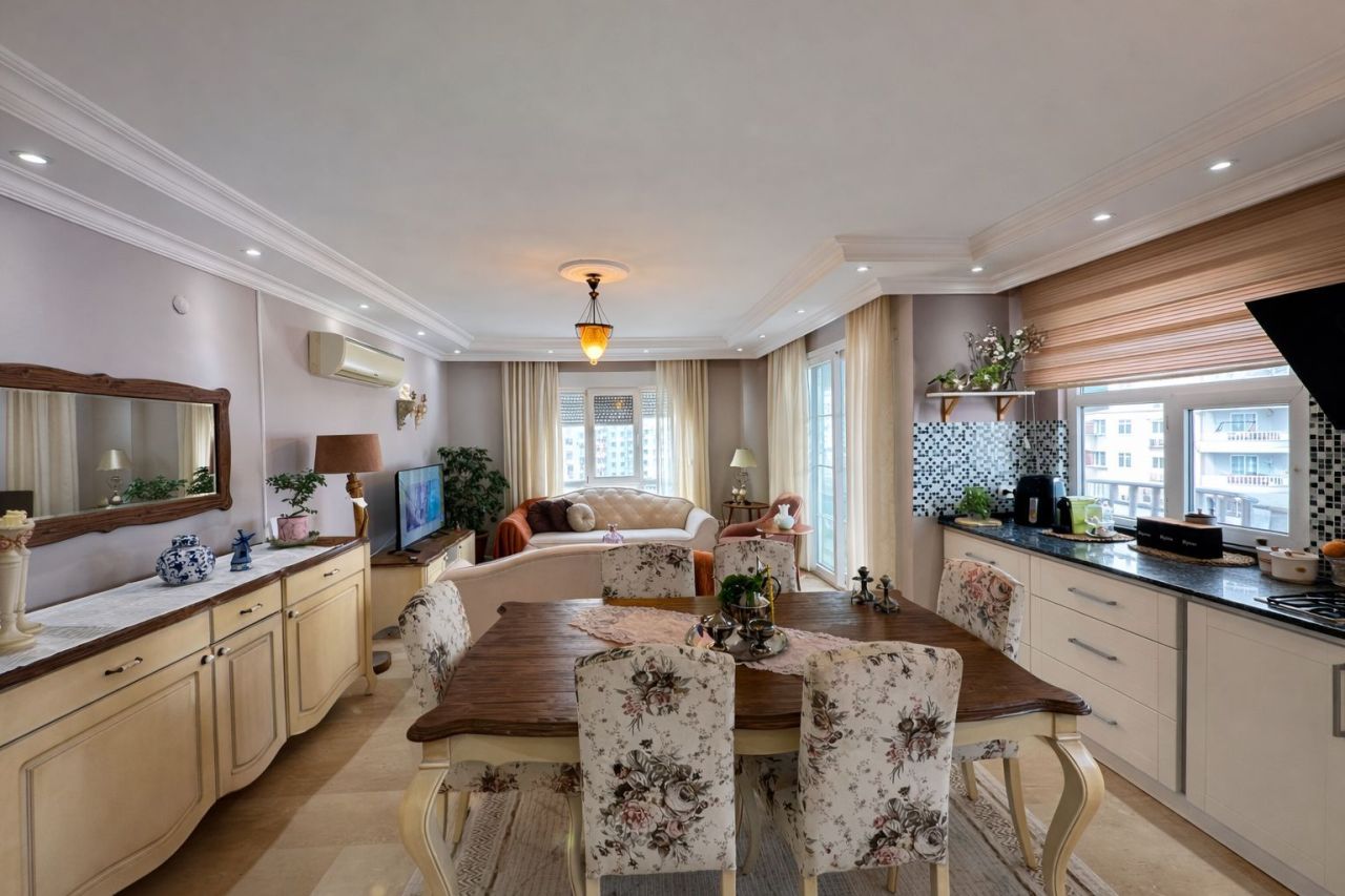 Апартаменты в Алании, Турция, 110 м² - фото 7