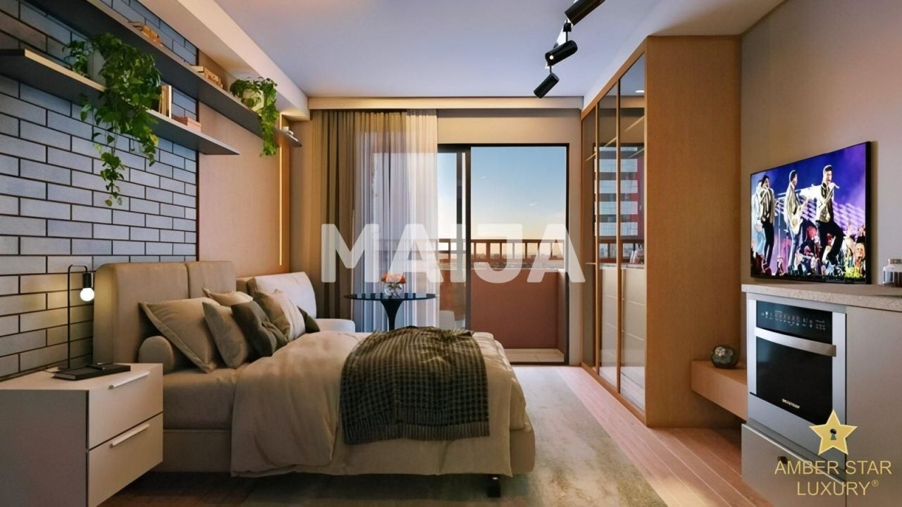 Апартаменты Сан-Паулу, Бразилия, 28 м² - фото 2