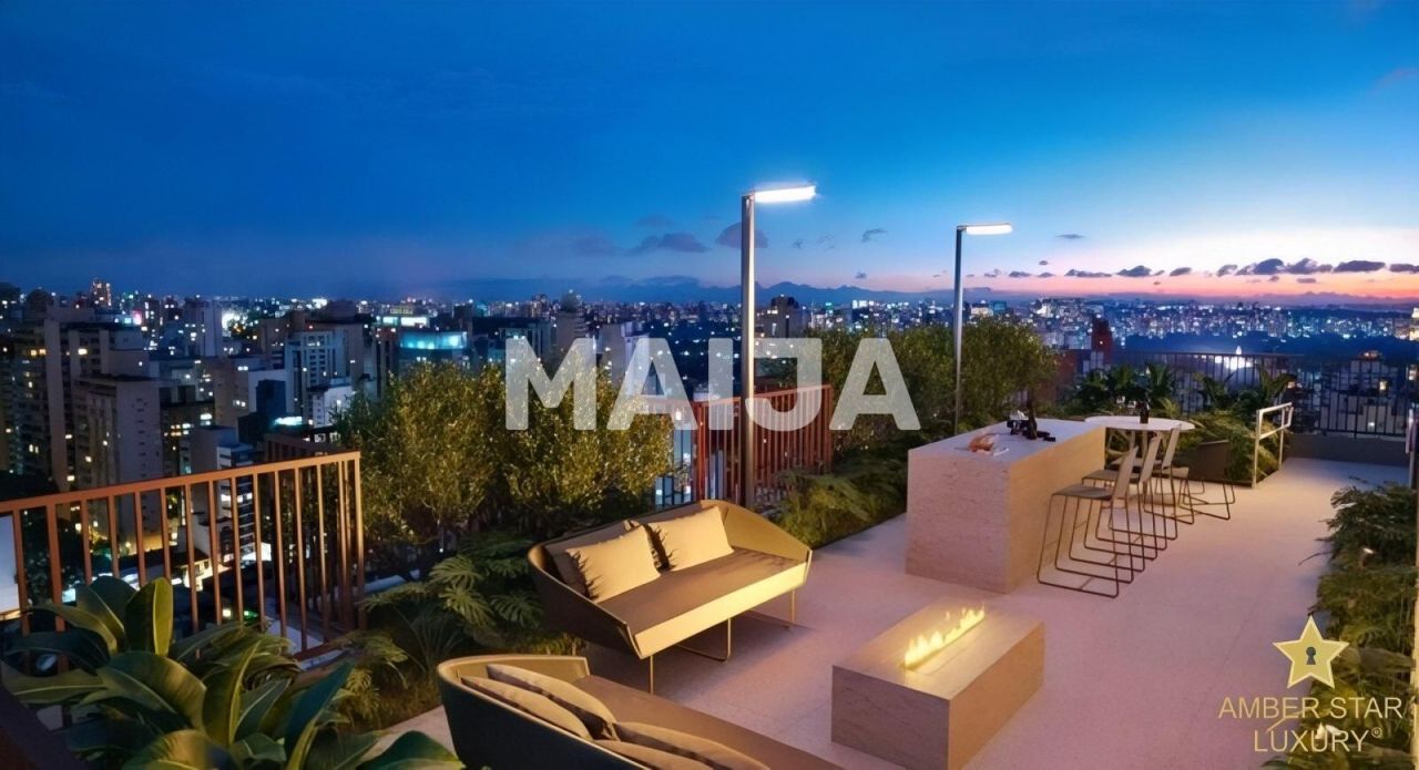 Апартаменты Сан-Паулу, Бразилия, 28 м² - фото 3