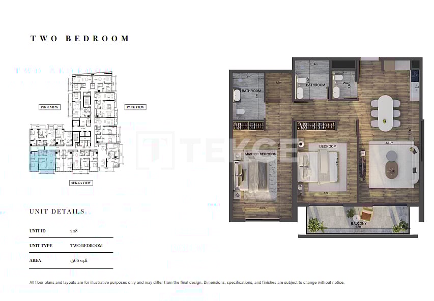 Апартаменты в Дубае, ОАЭ, 119 м² - фото 13