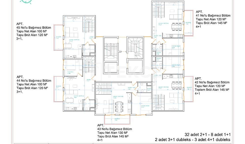 Апартаменты в Алании, Турция, 80 м² - фото 18