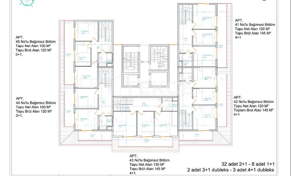 Апартаменты в Алании, Турция, 80 м² - фото 19
