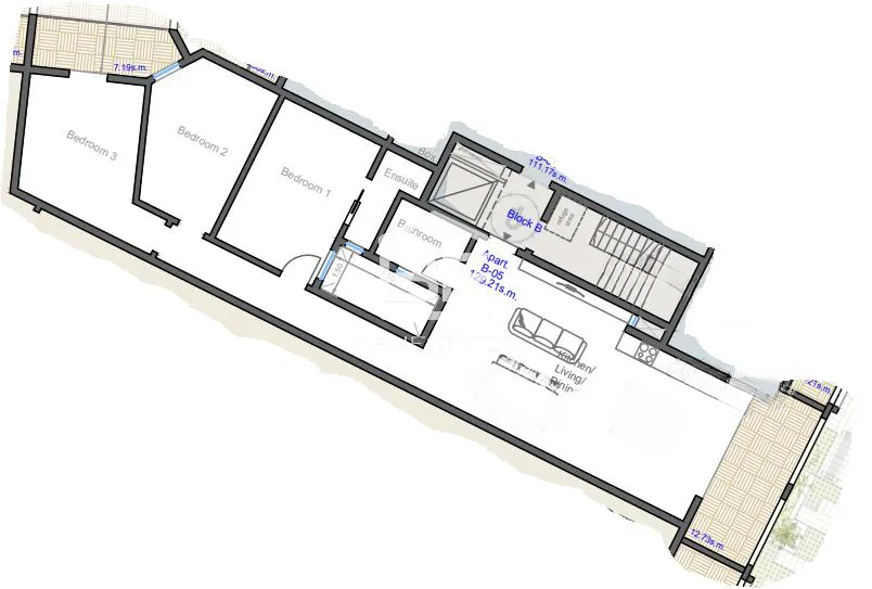 Квартира в Сан-Лоренце, Мальта, 148 м² - фото 1