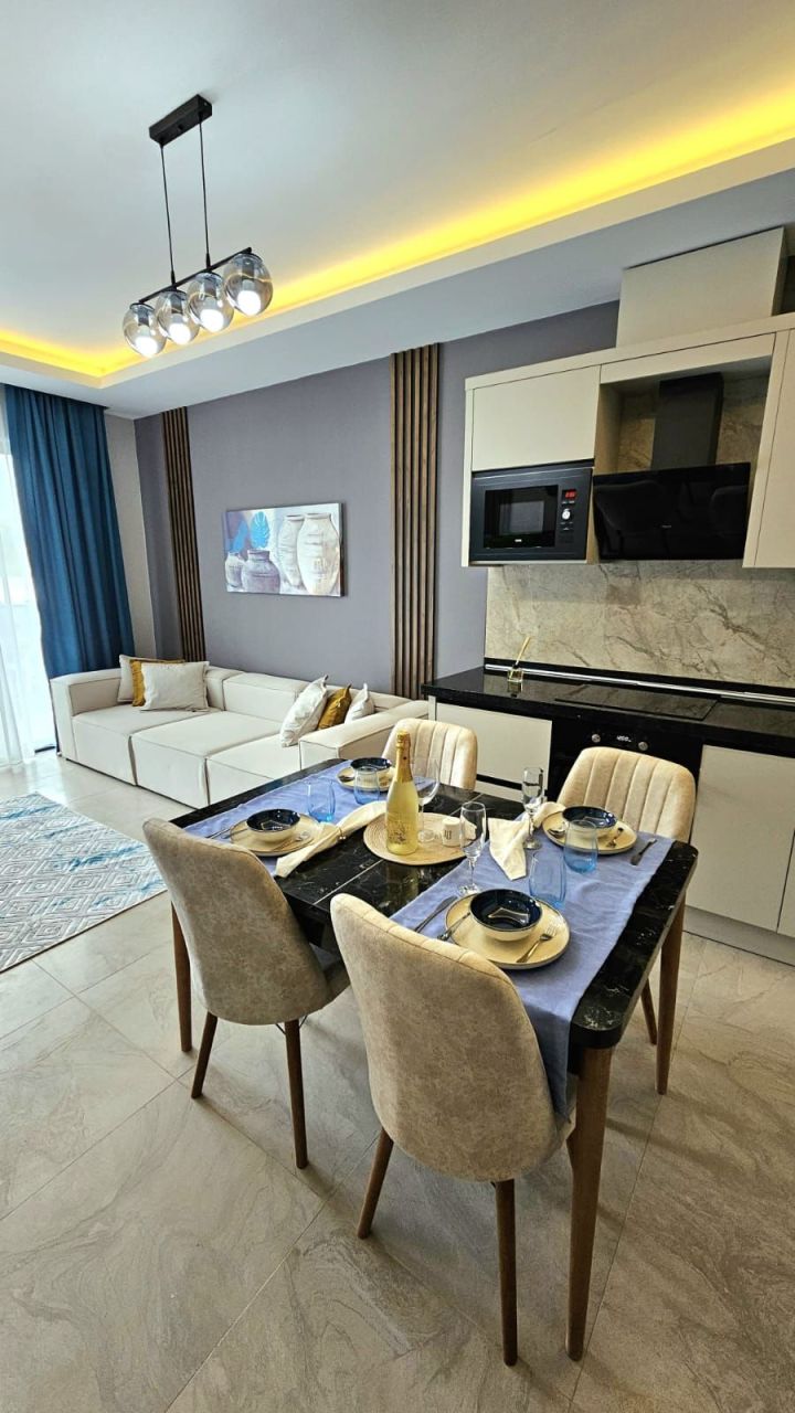 Апартаменты в Алании, Турция, 65 м² - фото 10