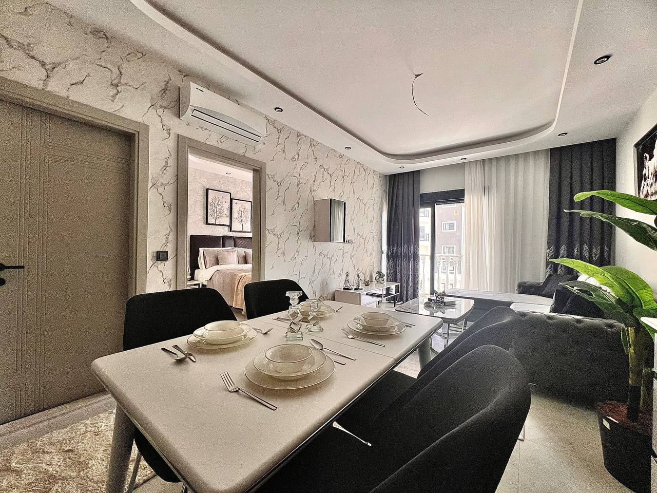 Апартаменты в Алании, Турция, 55 м² - фото 11