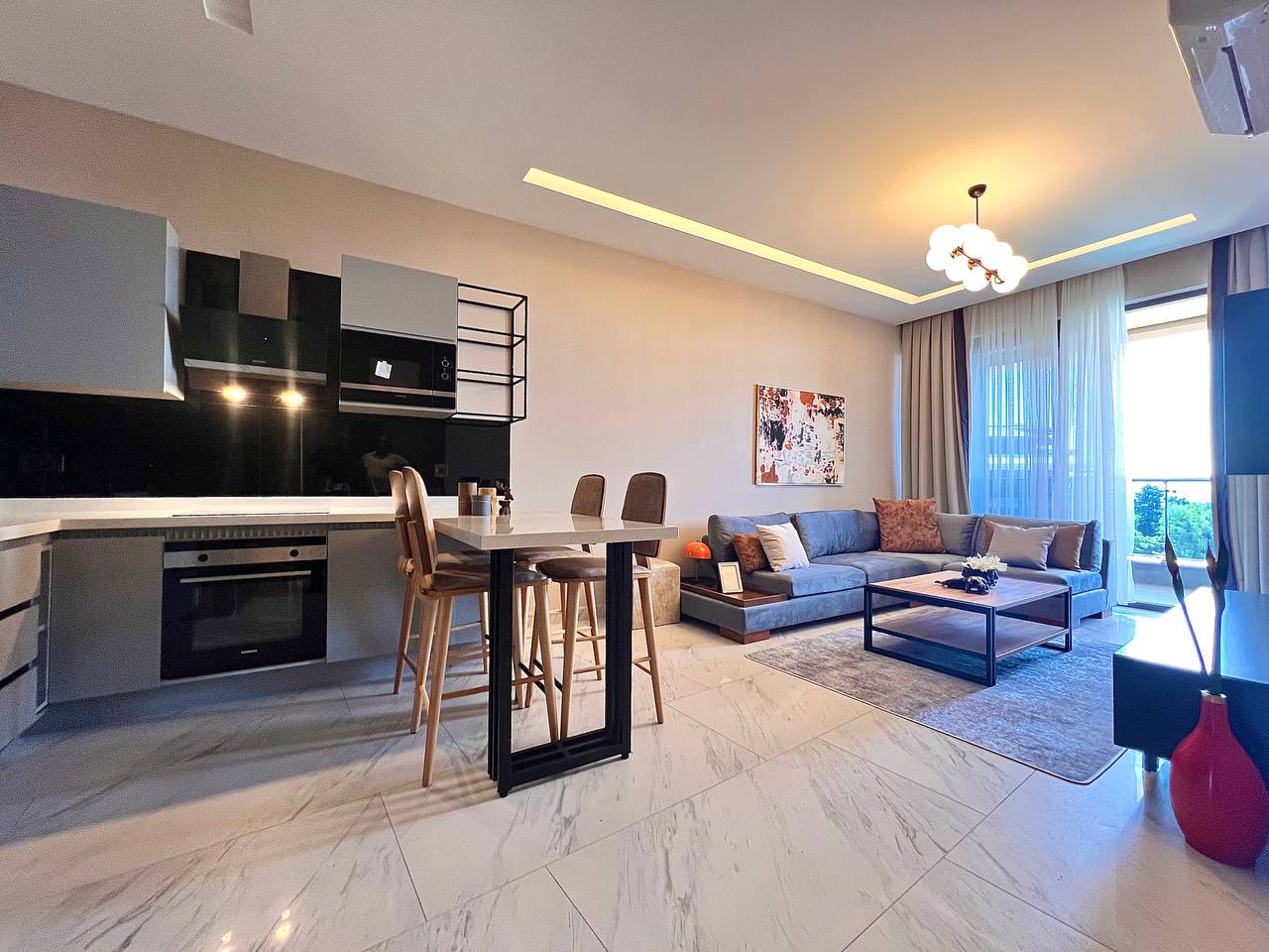 Апартаменты в Алании, Турция, 65 м² - фото 12