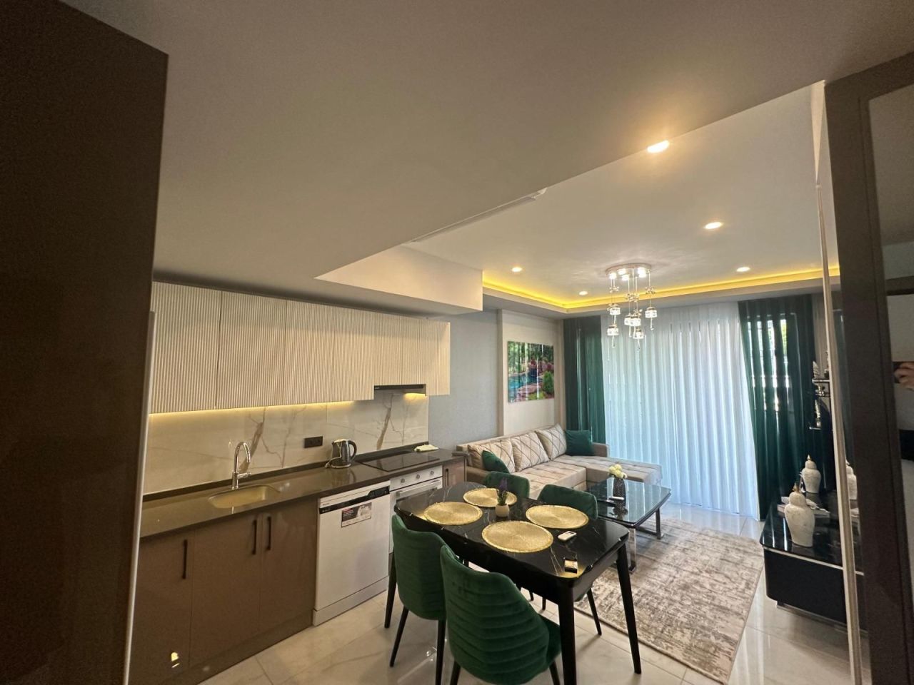 Апартаменты в Алании, Турция, 55 м² - фото 14