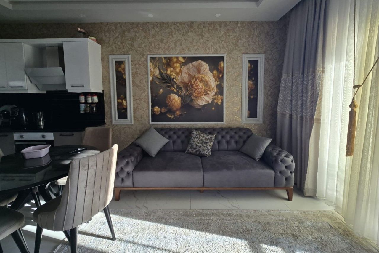 Апартаменты в Алании, Турция, 44 м² - фото 14
