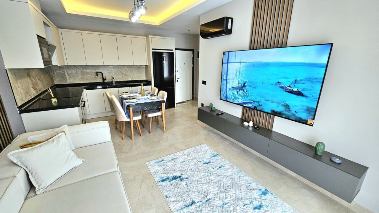 Апартаменты в Алании, Турция, 65 м² - фото 14
