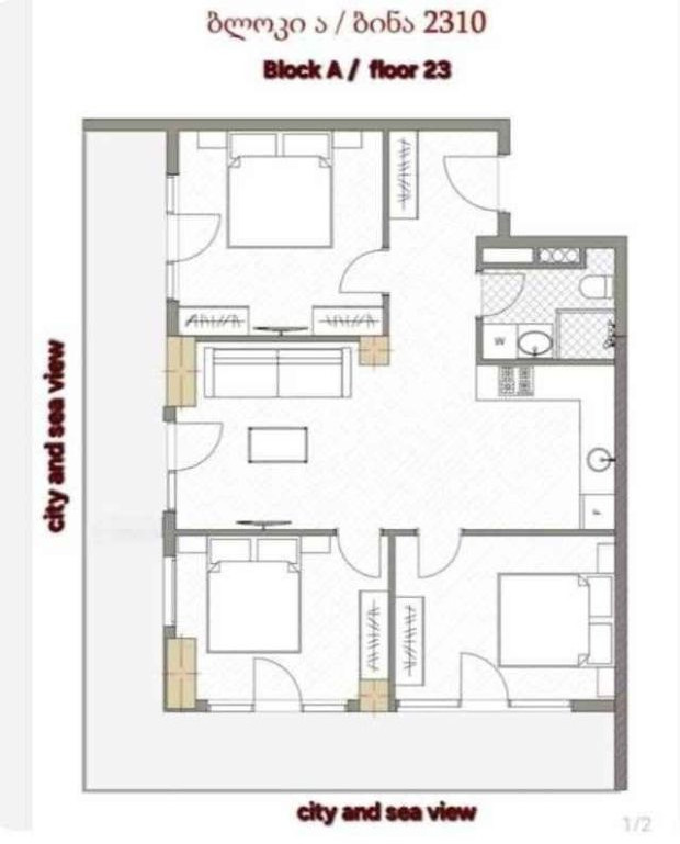 Квартира в Батуми, Грузия, 94 м² - фото 10