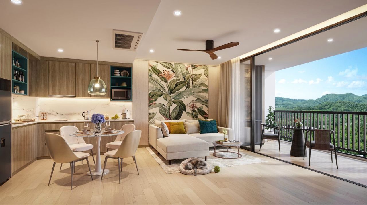 Квартира на пляже Банг Тао, Таиланд, 54 м² - фото 1