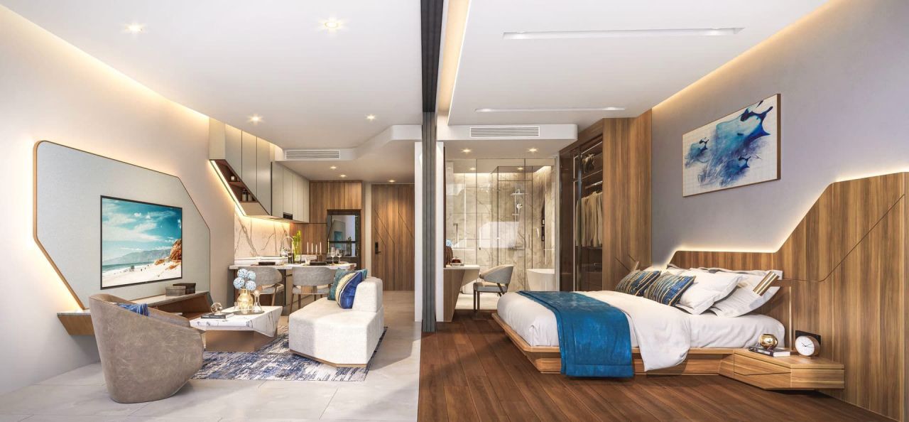 Квартира на пляже Банг Тао, Таиланд, 60 м² - фото 1