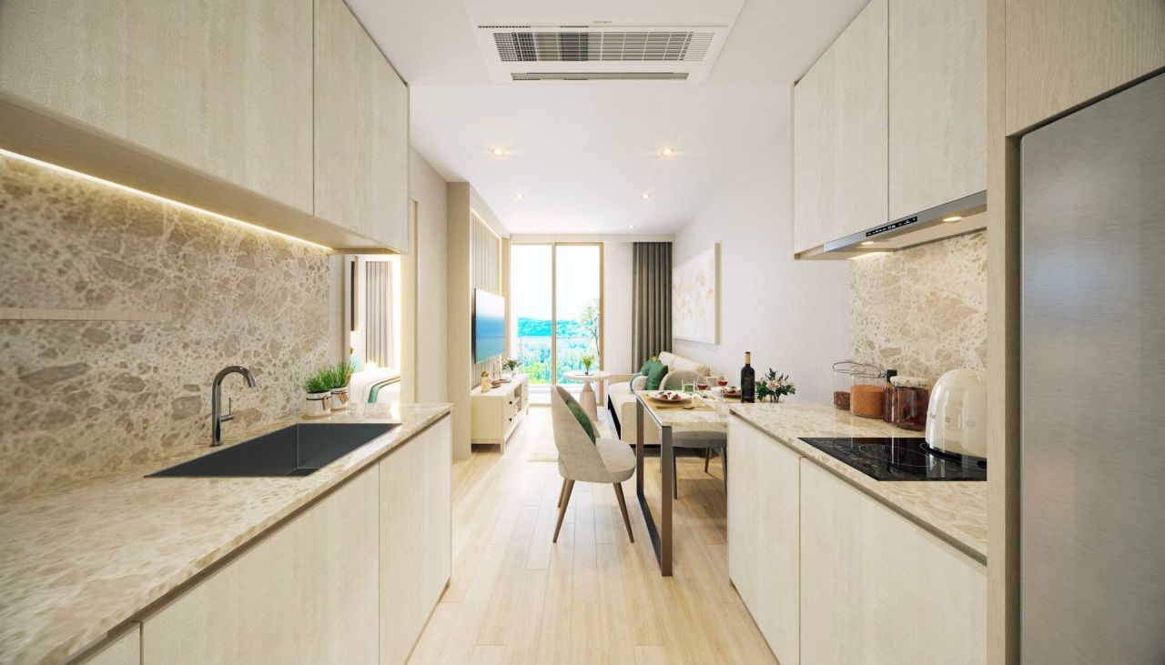 Квартира на пляже Банг Тао, Таиланд, 36 м² - фото 1