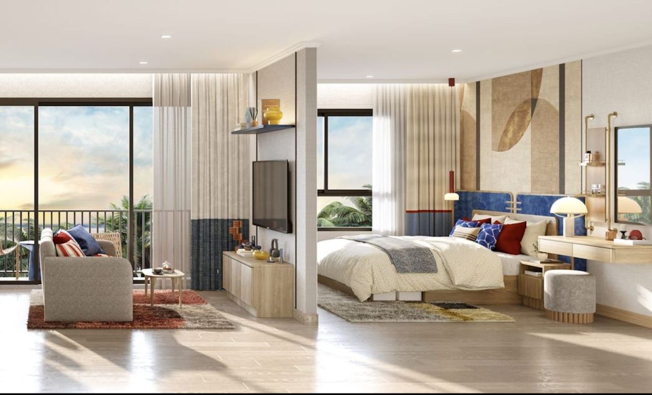 Квартира на пляже Банг Тао, Таиланд, 27 м² - фото 1