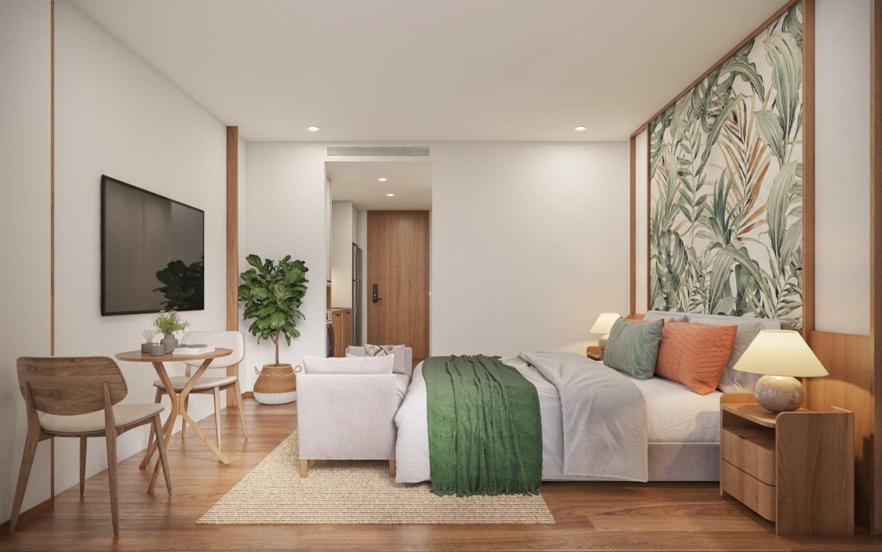 Квартира на пляже Банг Тао, Таиланд, 31 м² - фото 1