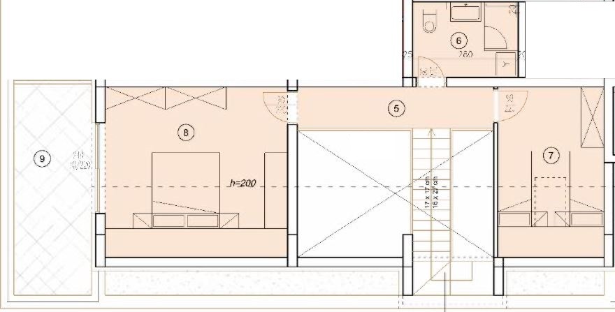 Квартира в Медулине, Хорватия, 125.43 м² - фото 8