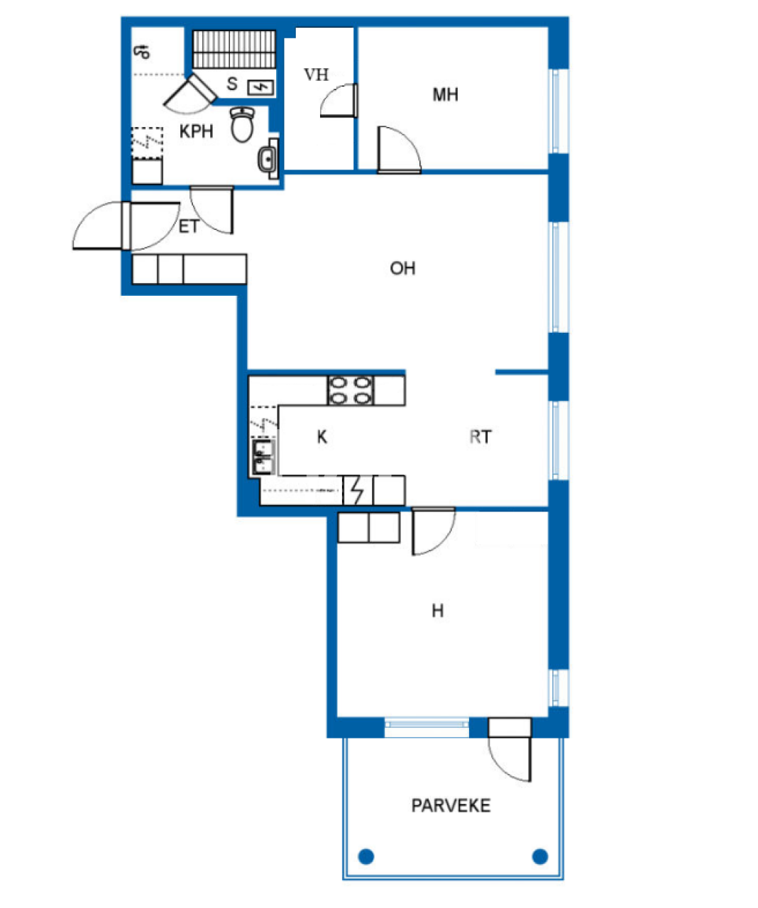 Апартаменты в Туусула, Финляндия, 77 м² - фото 2