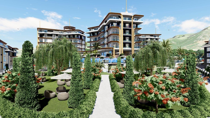 Апартаменты в Кестеле, Турция, 65 м² - фото 14
