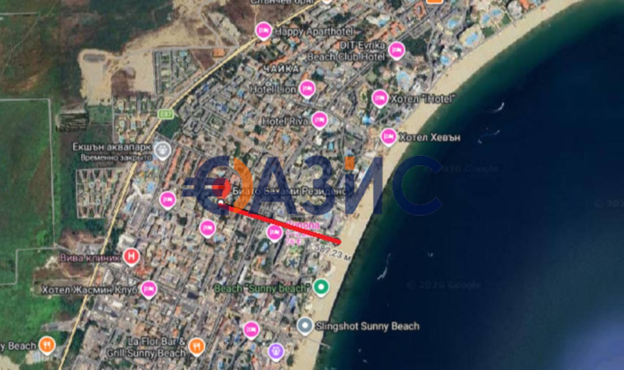 Апартаменты на Солнечном берегу, Болгария, 44.2 м² - фото 15