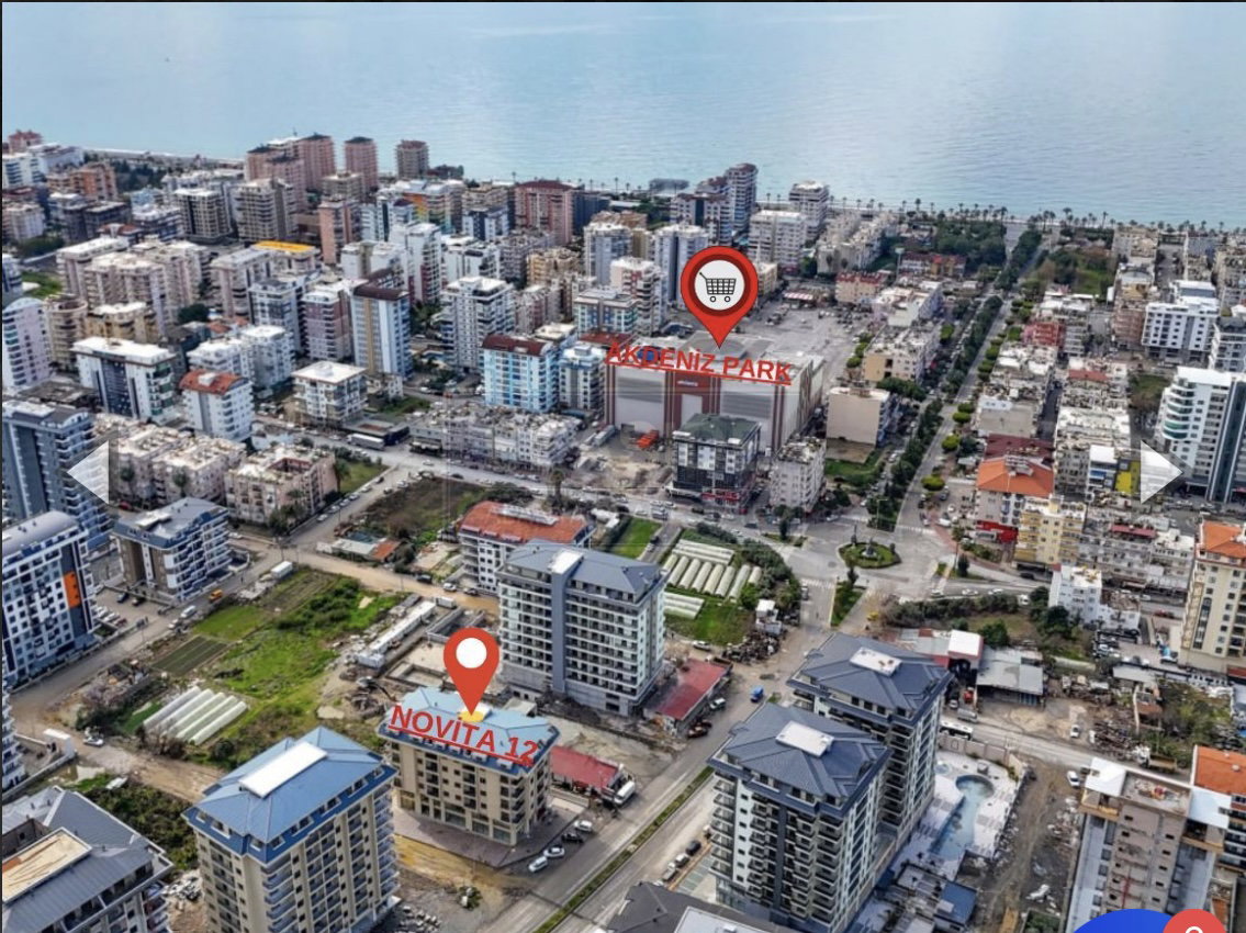 Апартаменты в Алании, Турция, 55 м² - фото 1