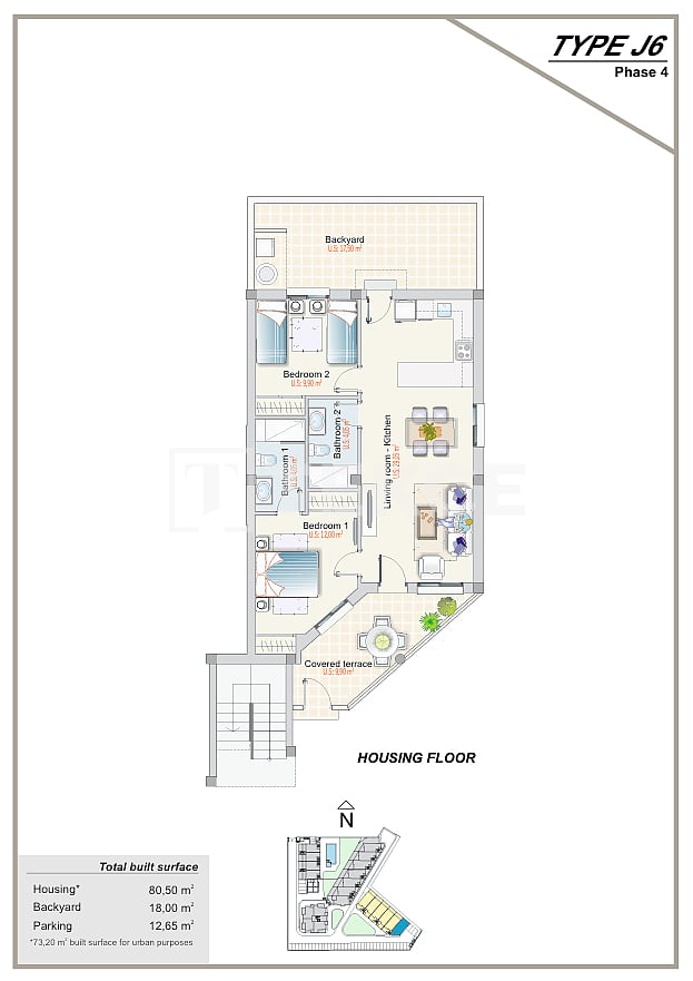 Апартаменты в Торревьехе, Испания, 95 м² - фото 10