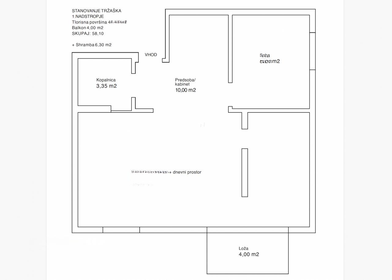 Квартира в Любляне, Словения, 58 м² - фото 10