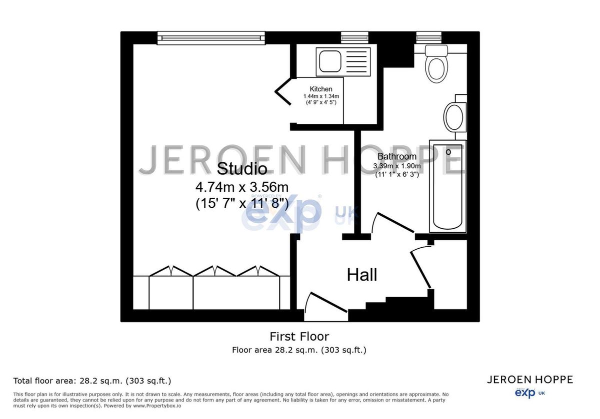 Квартира в Лондоне, Великобритания, 28 м² - фото 11
