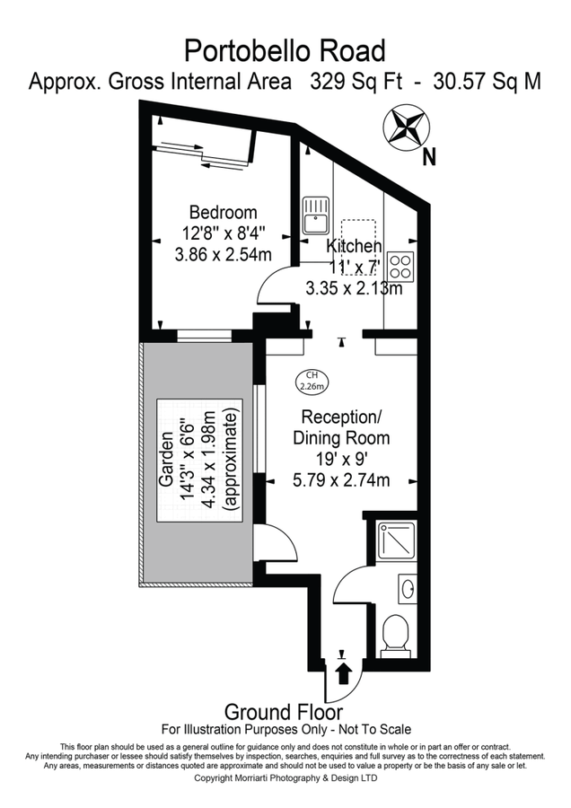 Квартира в Лондоне, Великобритания, 31 м² - фото 12