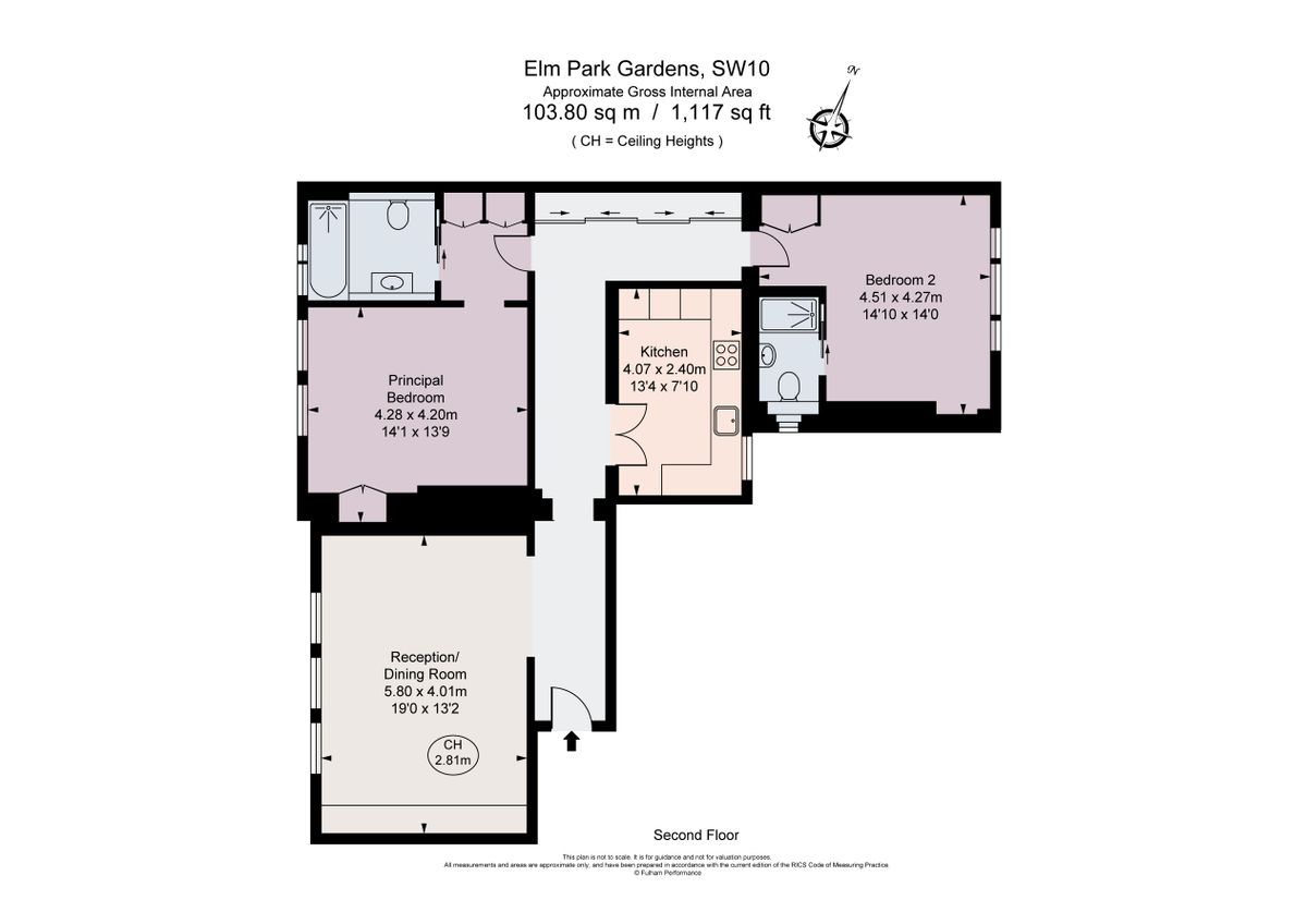 Квартира в Лондоне, Великобритания, 104 м² - фото 15