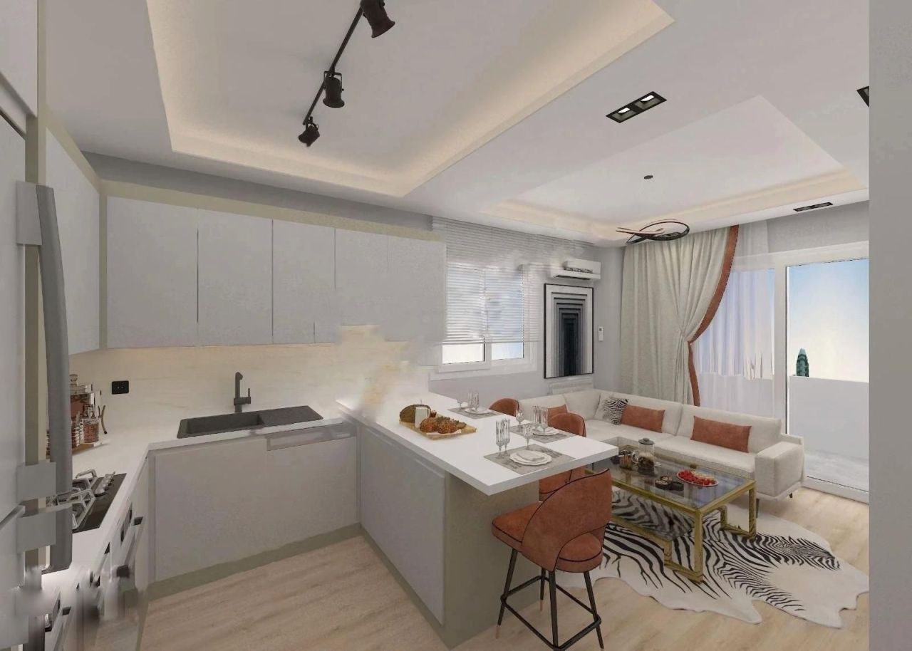 Квартира в Мерсине, Турция, 50 м² - фото 1