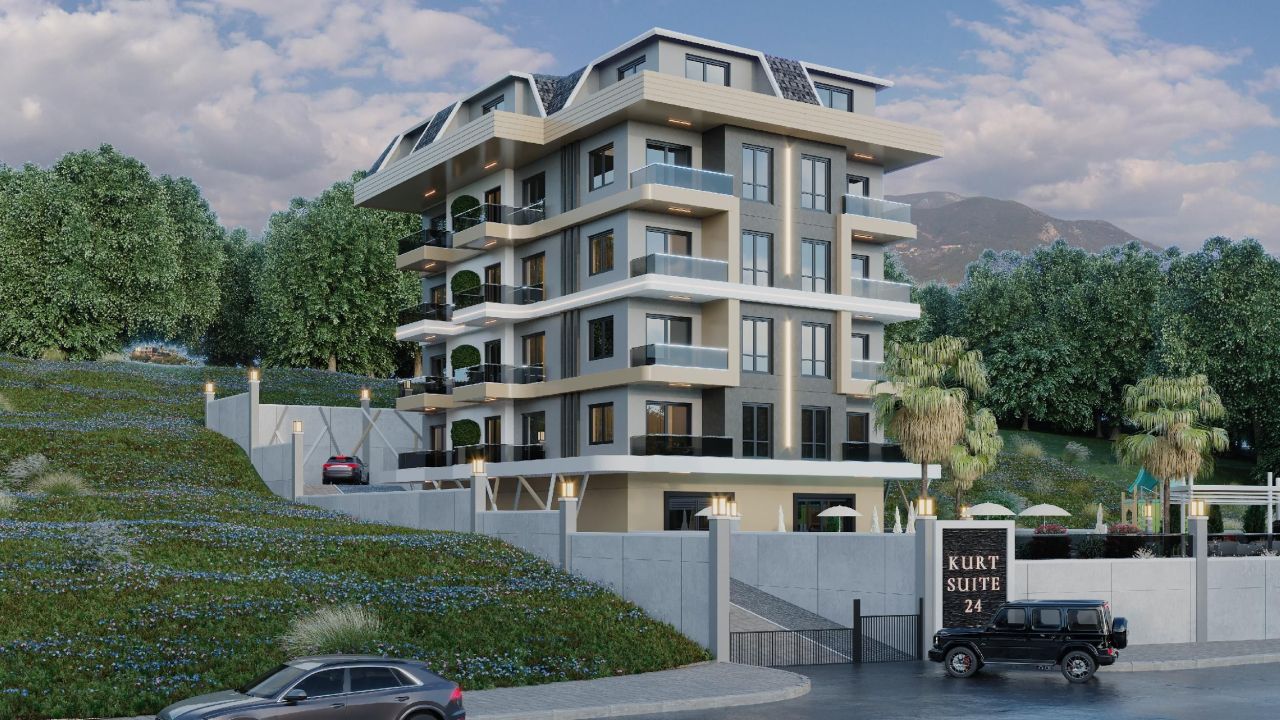 Пентхаус в Кестеле, Турция, 90 м² - фото 1