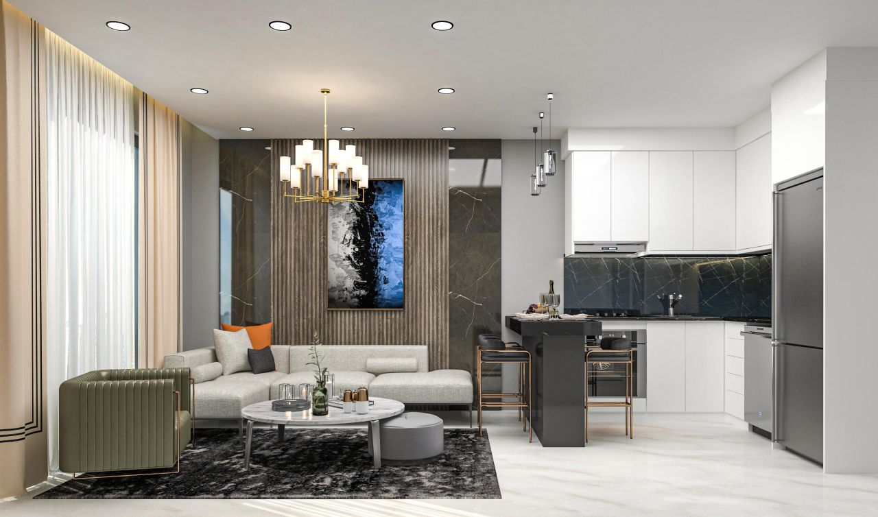 Квартира в Алании, Турция, 52 м² - фото 2