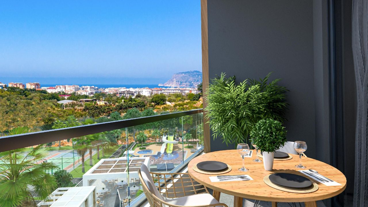 Квартира в Алании, Турция, 52 м² - фото 2