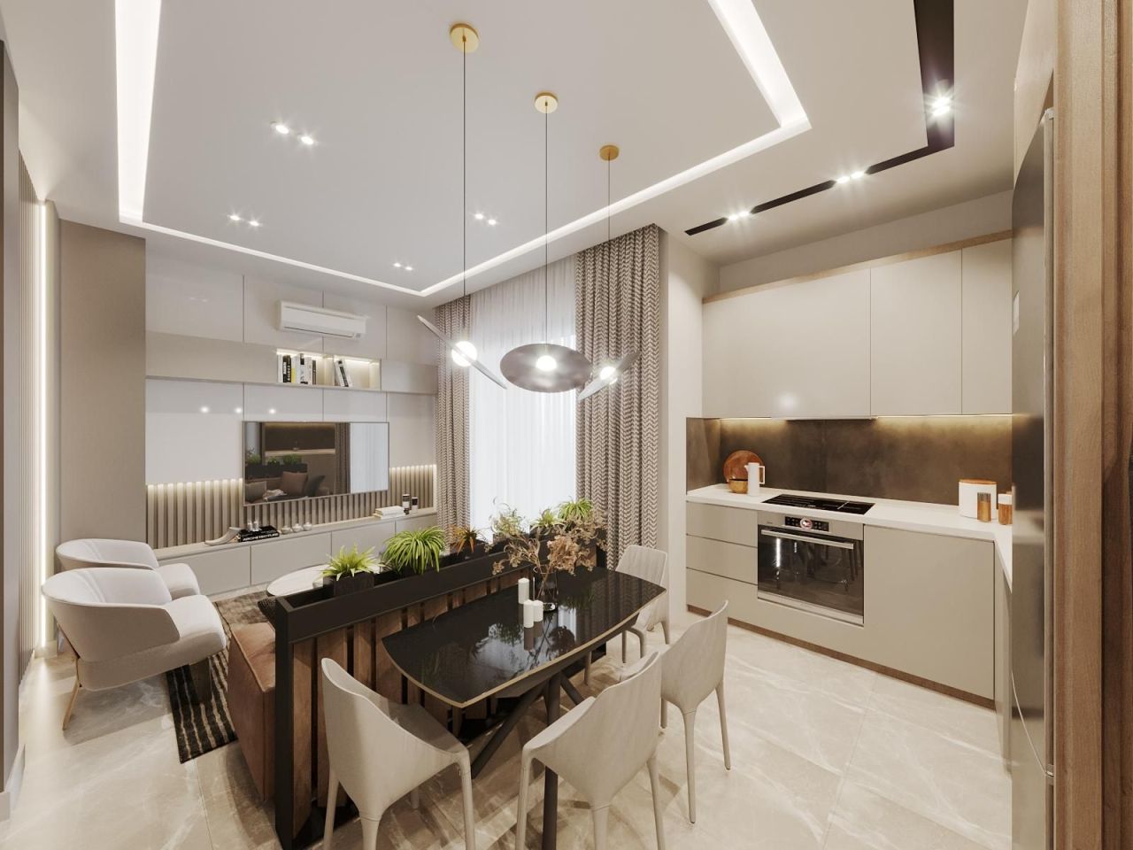 Квартира в Алании, Турция, 44 м² - фото 2