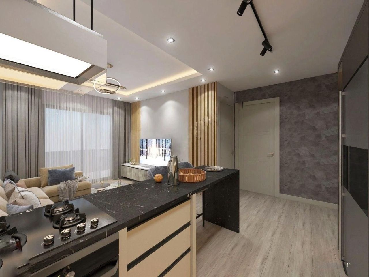 Квартира в Мерсине, Турция, 50 м² - фото 4