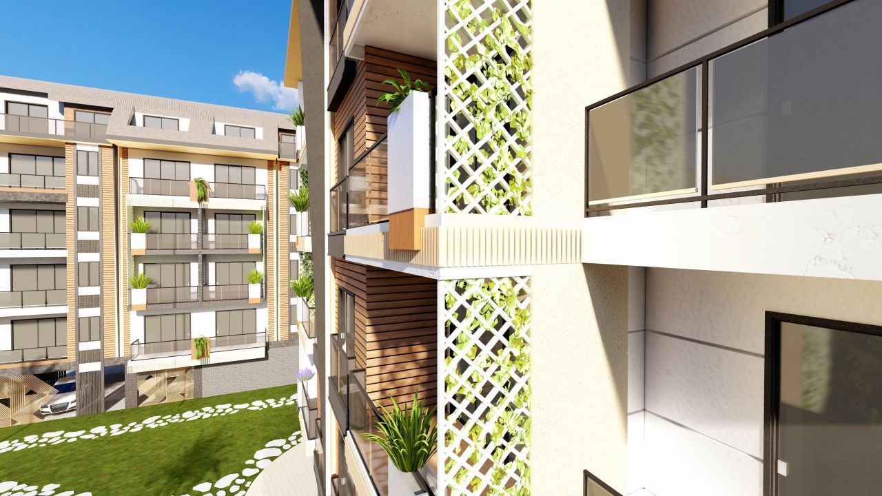 Квартира в Алании, Турция, 60 м² - фото 4