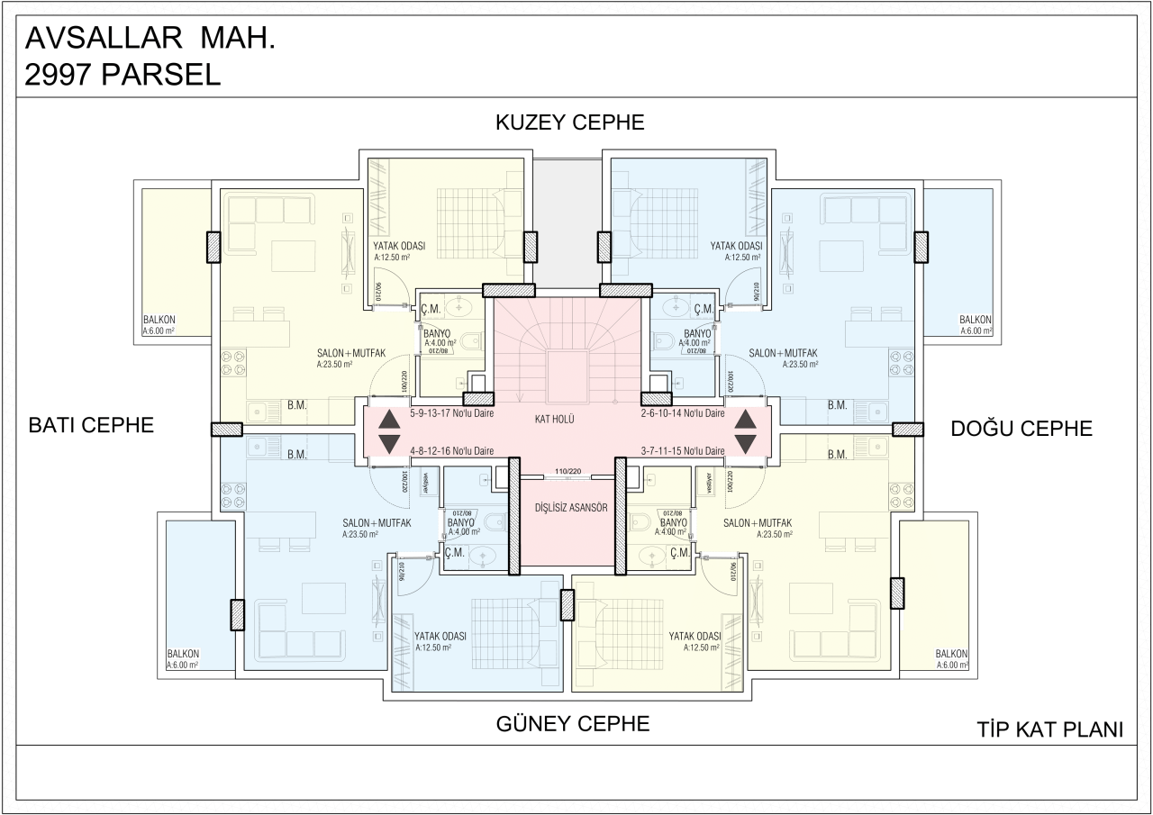 Квартира в Авсалларе, Турция, 64 м² - фото 4