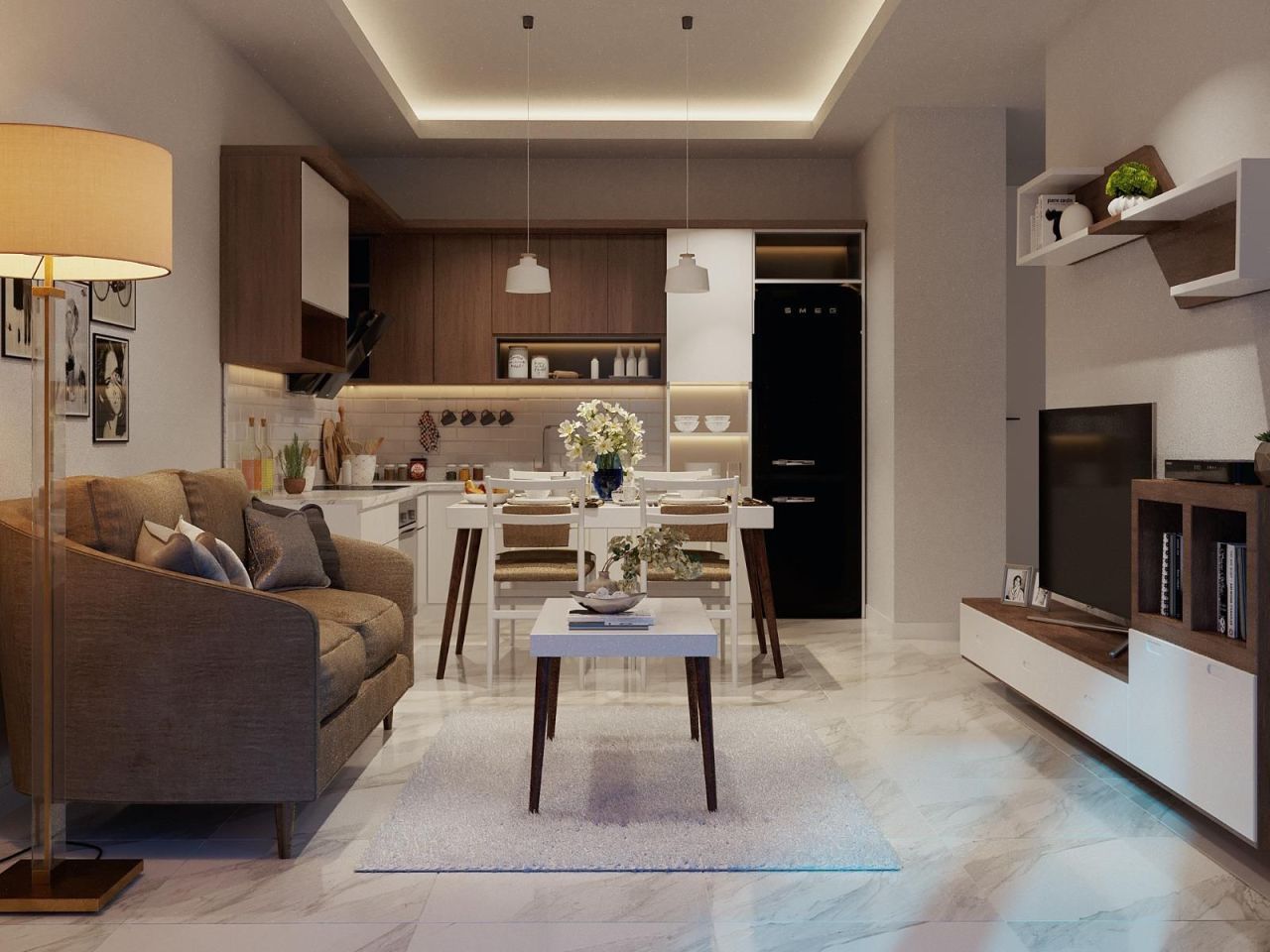 Квартира в Алании, Турция, 60 м² - фото 4