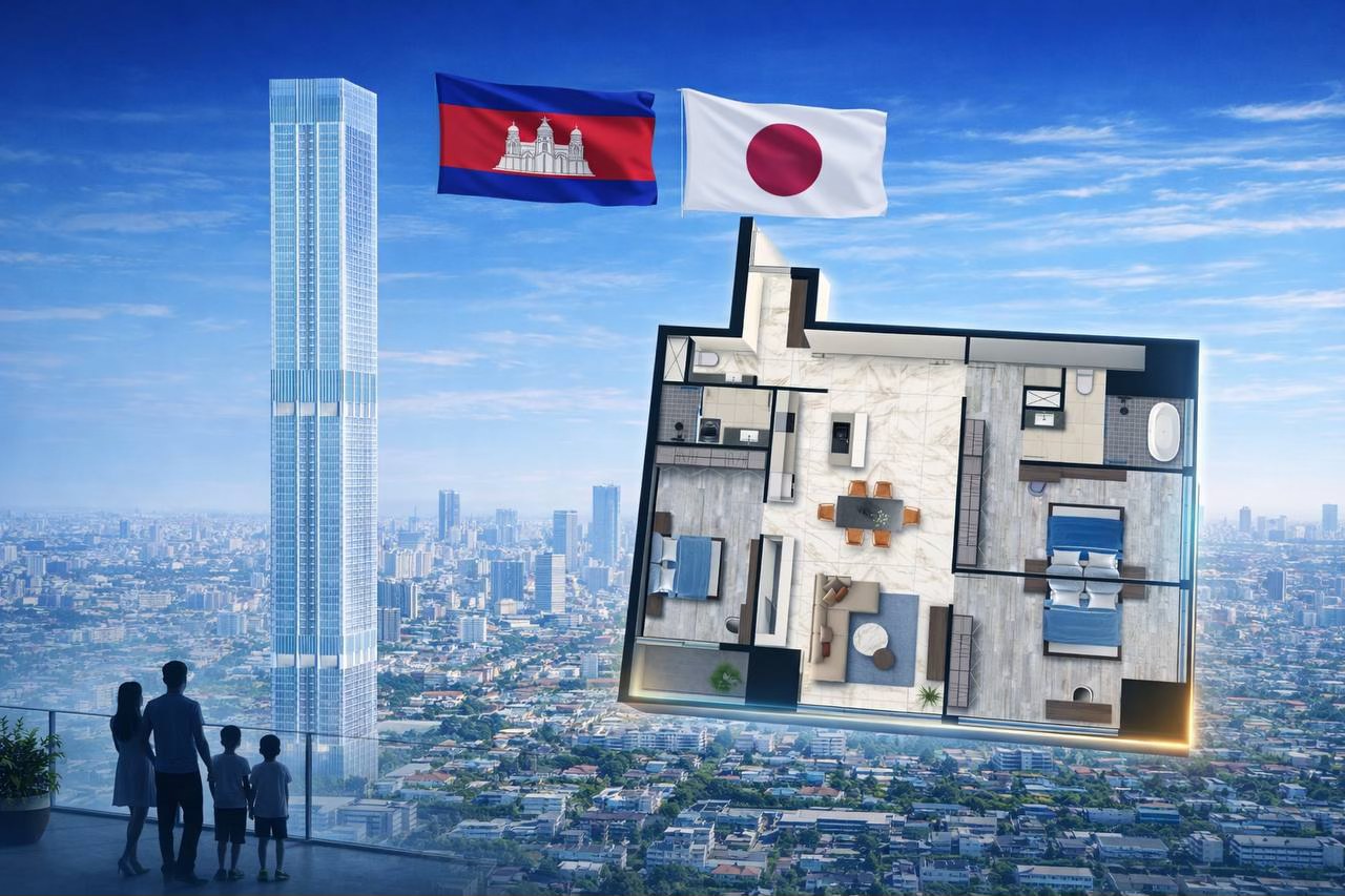 Апартаменты в Пномпене, Камбоджа, 166 м² - фото 1