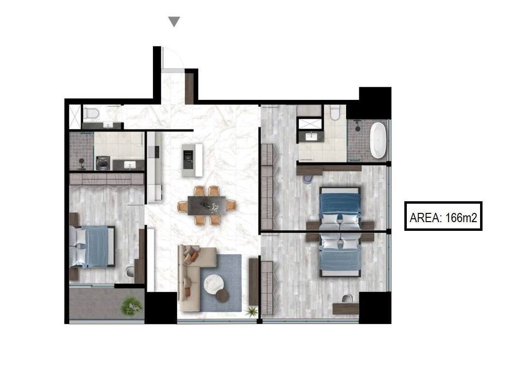 Апартаменты в Пномпене, Камбоджа, 166 м² - фото 5