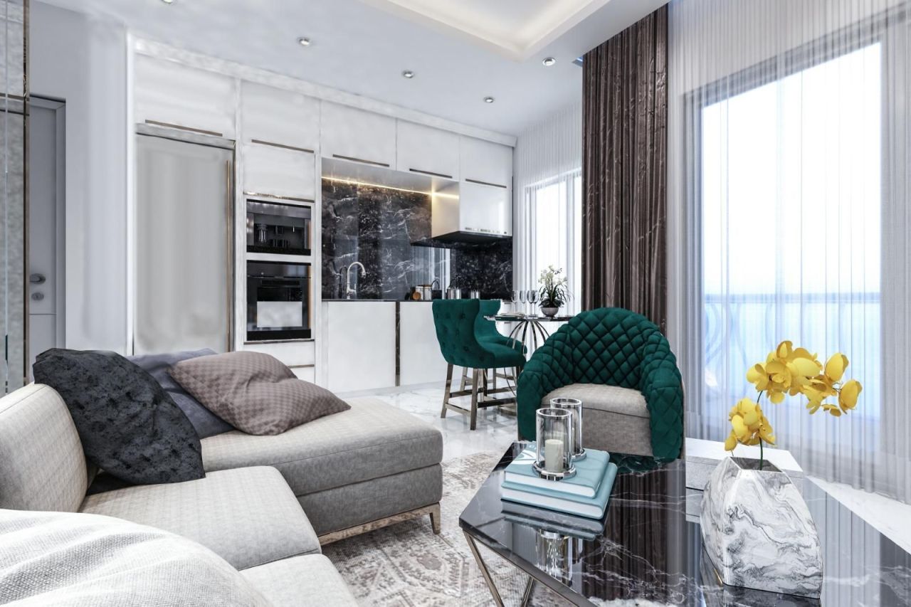 Квартира в Алании, Турция, 51 м² - фото 5